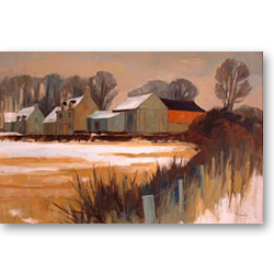 Snow at Smailholm (1990)